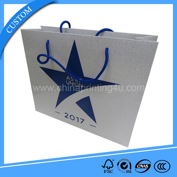 Paper Bag With Ribbon Handle