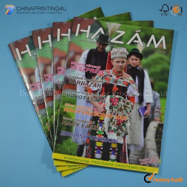 Custom Colorful Softcover Magazine Printing In China