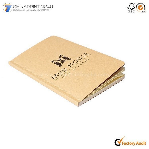 China Factory Low Cost Kraft Paper Notepad Printing