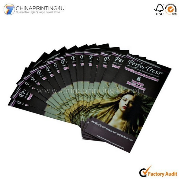 China Pritning Company Custom Soft Cover Brochure Printing