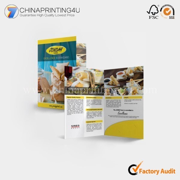 China Factory Cheap Flyer Printing Custom Paper Flyer