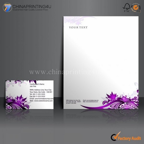 Company Customized High Quality Envelop/Letterhead Printing