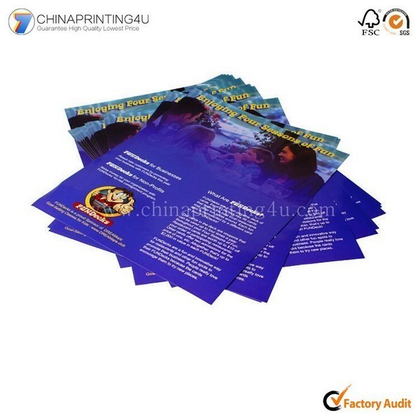 China Factory Low Cost Customized Colorful Leaflet Printing