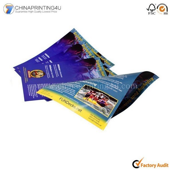 Cheap Price Leaflet Printing With CMYK Printing China