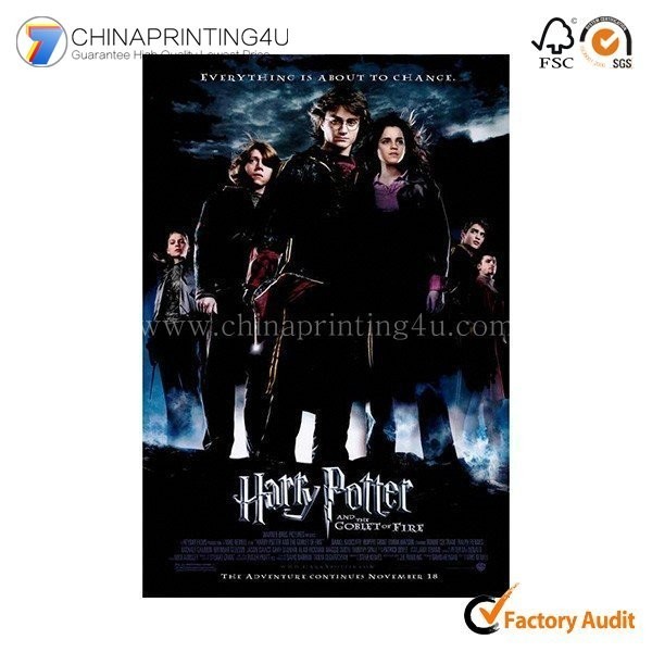 Custom Design High Quality Manufacture Movie Poster Printing