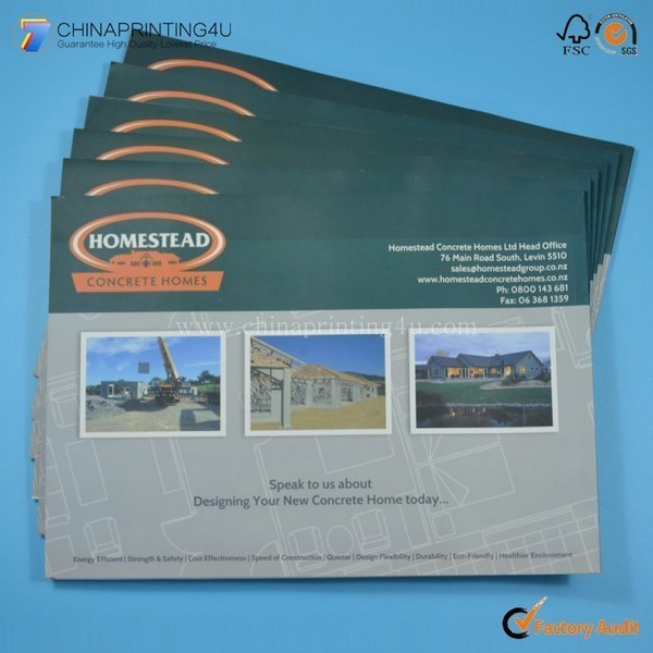 High Quality Full Color Glossy Paper Pamphlet Pritning