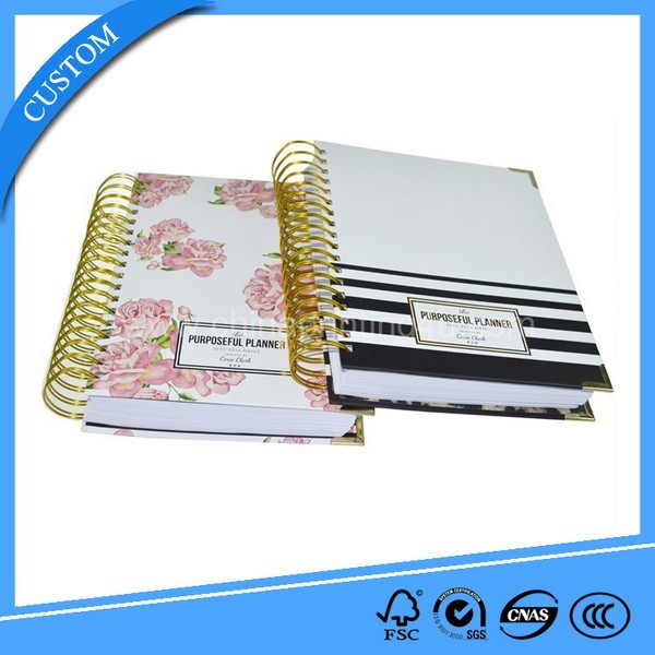 Custom Printing Full Color Spiral Book High Quality