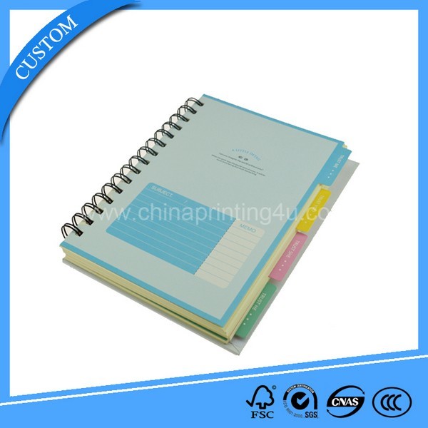 High Quality Cheap Printing Spiral Binding Agenda Notebook