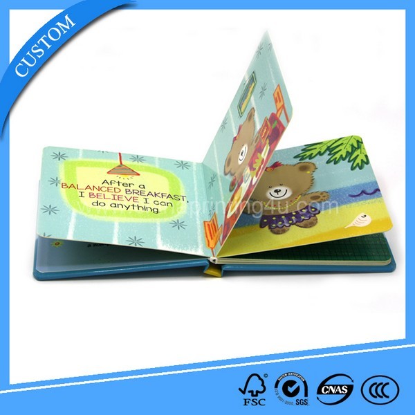 New Custom Coloring Cardboard Book Printing In China