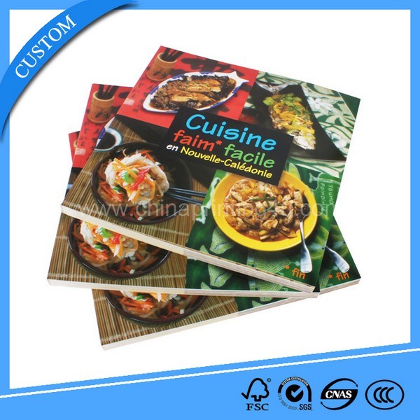 High Quality Softcover Cooking Book With Cheap Price