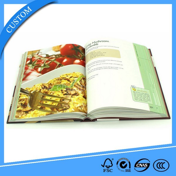 High Quality Printing Cookbook Cheap Cook Book In China