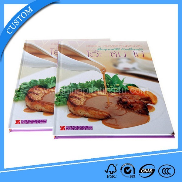 China Customized Hardcover Good Quality Print Food Book