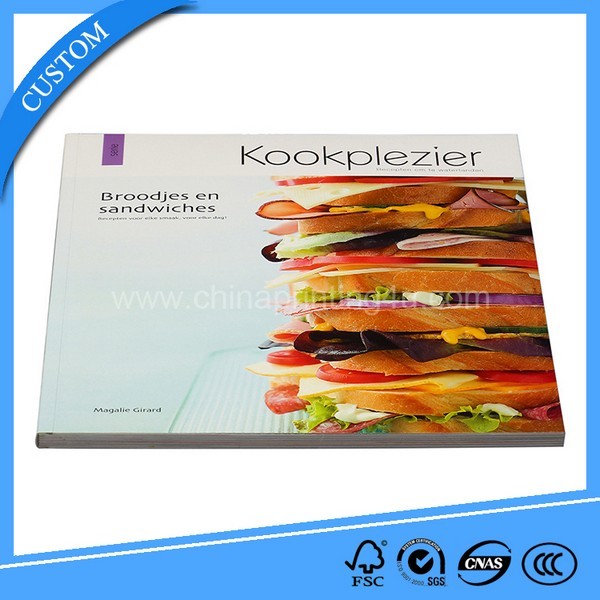 Fashionable Cook Book Receipt Book Printing Service