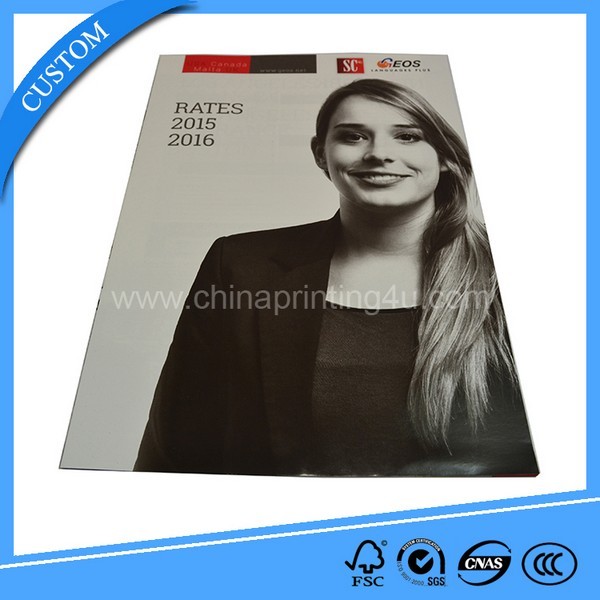 China Factory Custom Offset Full Color Printing Magazine