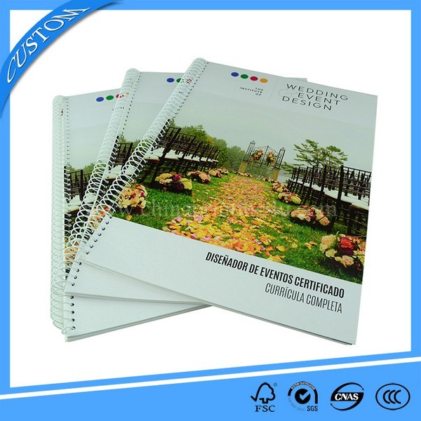 High Quality Spiral Binding Soft Cover Book Printing