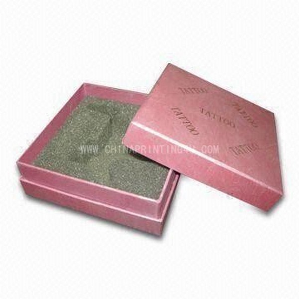 Paper Box With Silver Stamping 