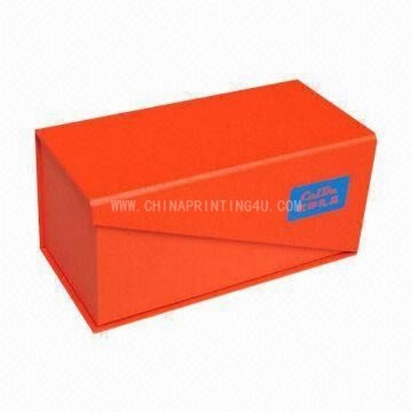 Paper Gift Box With Ribbon Handle 
