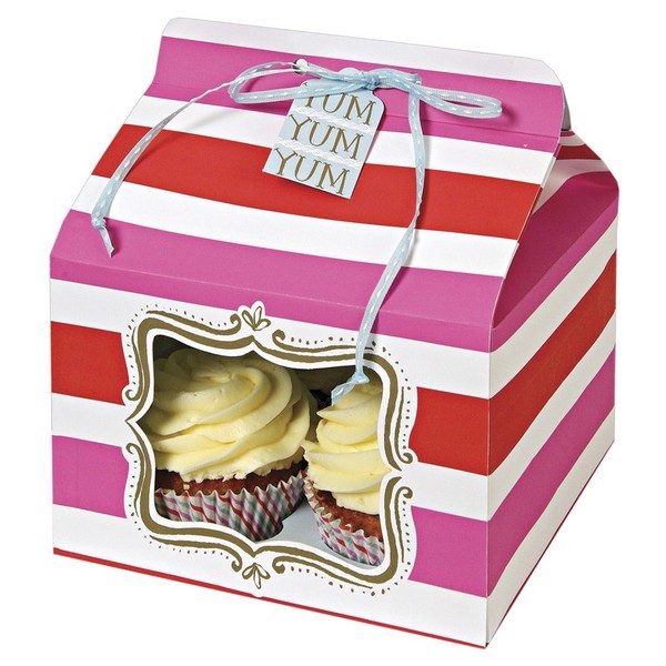 High Quality Cheap Paper Cupcake Box