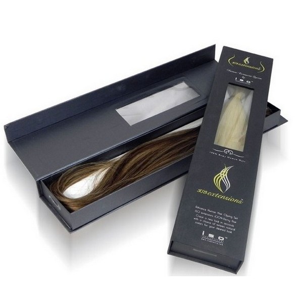 Hair Extension Packaging With Window