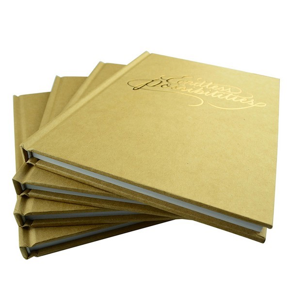 A5 Case Bound Kraft Notebook Printing from China