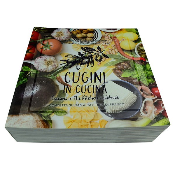 Softcover Cookbook Printing Company in China, Food Book Printed