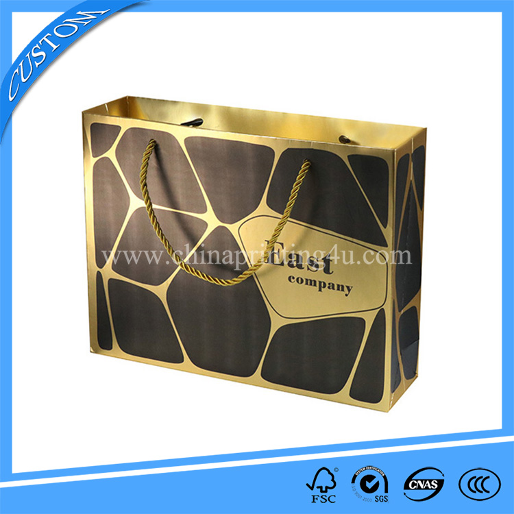 Custom Luxury With Logo Clothing Gift Bag Shopping Wrapping Paper Bag