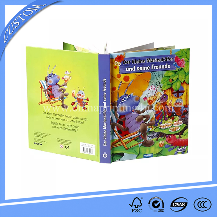 High Quality Custom Printing Children Coloring Baby Board Pop Up Book Publisher In China