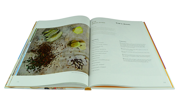 matte cookbook printing