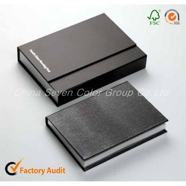 Embossed Logo And Pu Leather Notebook